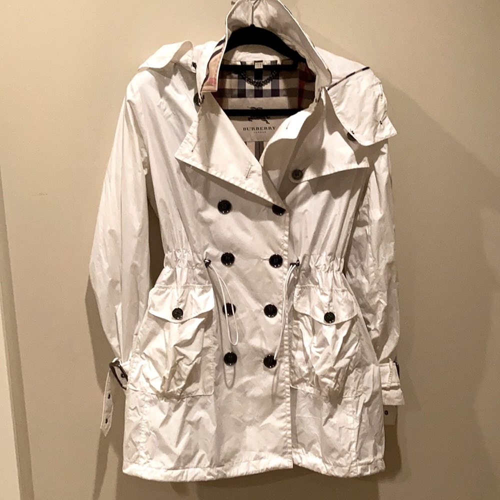 Burberry White Jacket